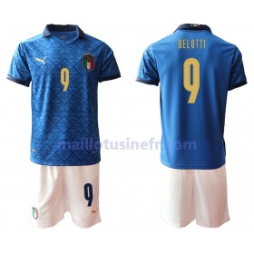 Maillot de Foot Italie Andrea Belotti 9 Domicile UEFA EURO 2020 - Enfant